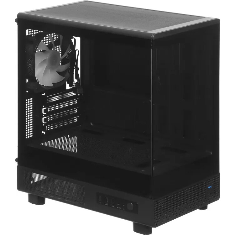 Корпус Accord ACC-285-02B черный без БП mATX 1x120mm 1xUSB2.0 1xUSB3.0 1xUSB3.1 audio