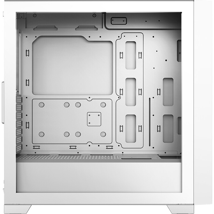 Корпус без блока питания Case PCCooler C3D510 WH, Midi-Tower, TG, Mesh, no fans, 2xUSB-A 3.0, E-ATX,