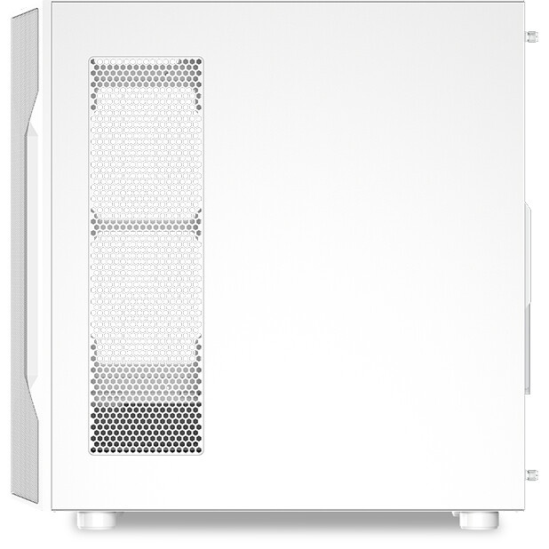 Корпус ПК без блока питания SAMA S40 White, Midi-Tower, TG, 4x120mm ARGB, 2xUSB 3.0 + 1xUSB 3.1 Type