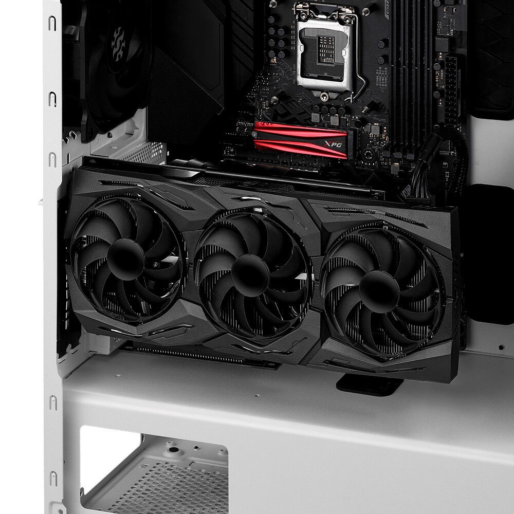Корпус ПК без блока питания SAMA S40 White, Midi-Tower, TG, 4x120mm ARGB, 2xUSB 3.0 + 1xUSB 3.1 Type