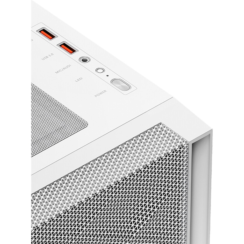 Компьютерный корпус Aerocool / Formula CL-3301W TG белый без БП ATX 1x120mm 2xUSB2.0 1xUSB3.0 audio
