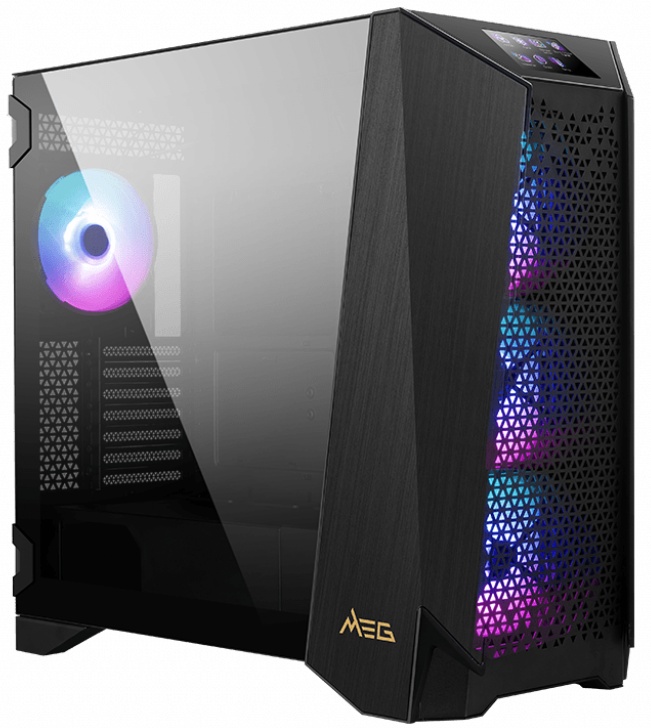 Компьютерный корпус MSI MEG PROSPECT 700R Mid-Tower, E-ATX, 2xUSB 3.2, 1xUSB-C, Audio I/O, 4x140 ARG