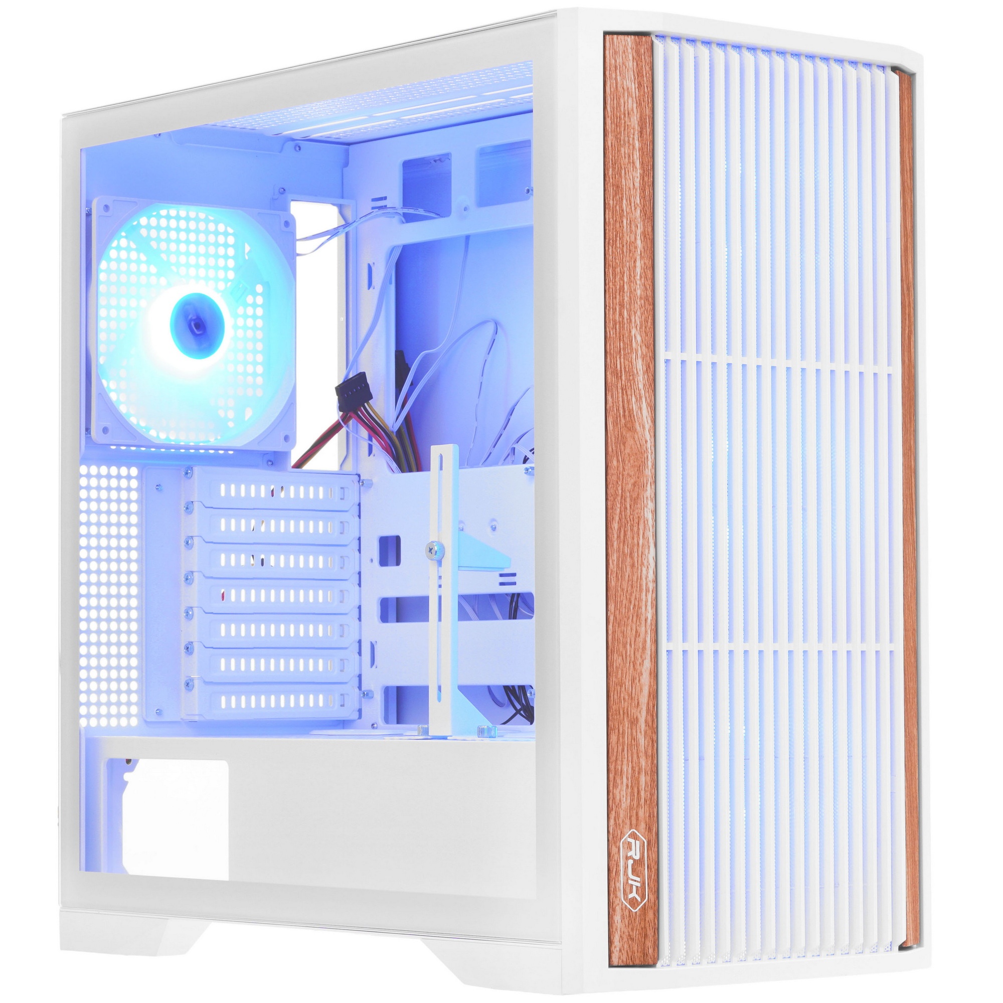 Компьютерный корпус без блока питания/ Case Raijintek AGOS MAX-MS4, Midi-Tower, TG, 4x140mm ARGB, 2x