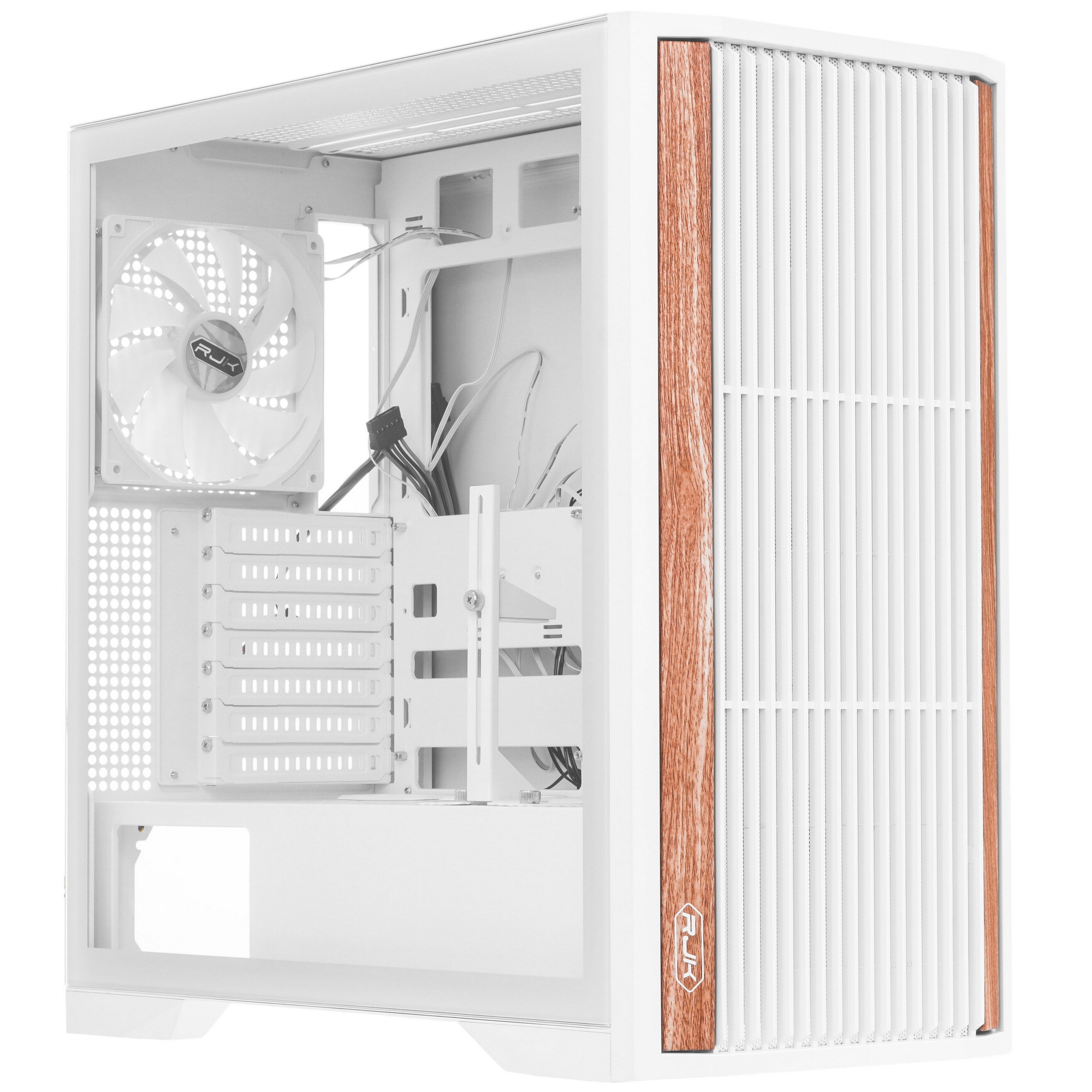 Компьютерный корпус без блока питания/ Case Raijintek AGOS MAX-MS4, Midi-Tower, TG, 4x140mm ARGB, 2x