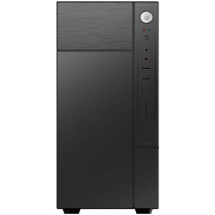 Компьютерный корпус с блоком питания 450Вт./ Case Forza mATX case, black, w/PSU 450W 12cm, w/2xUSB2.