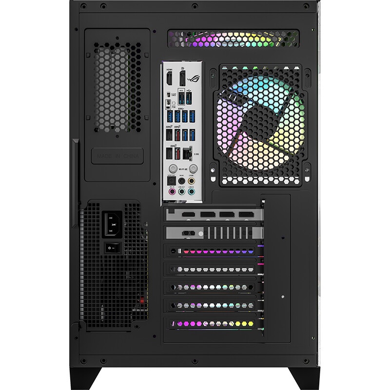 Компьютерный корпус Formula Crystal Z6 Floe черный без БП ATX 4x120mm 2xUSB3.0 1xUSB3.1 audio bott P