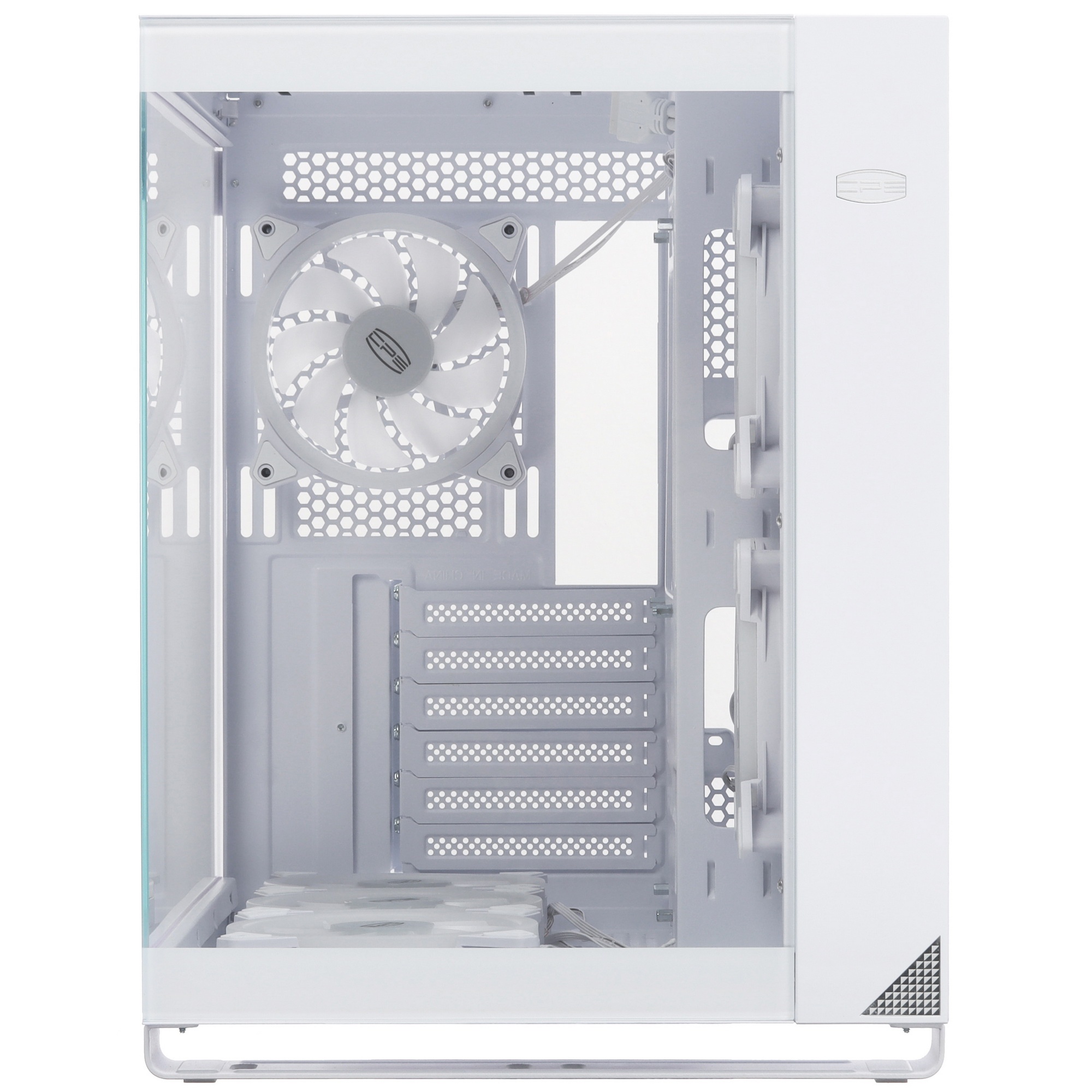 Корпус без блока питания/ Case PCCooler C3T500 ARGB WH, Midi-Tower, TG, 6x120mm ARGB, 1xUSB-C 3.1 +