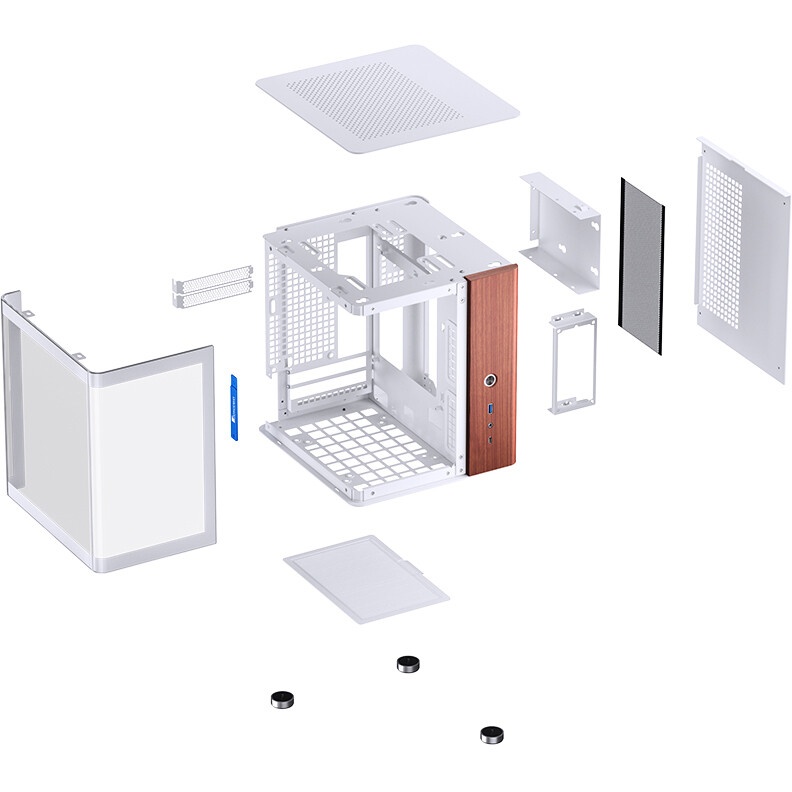 Корпус Thermaltake The Tower 300 серый, Micro-Tower, без БП, CA-1Y4-00SIWN-00