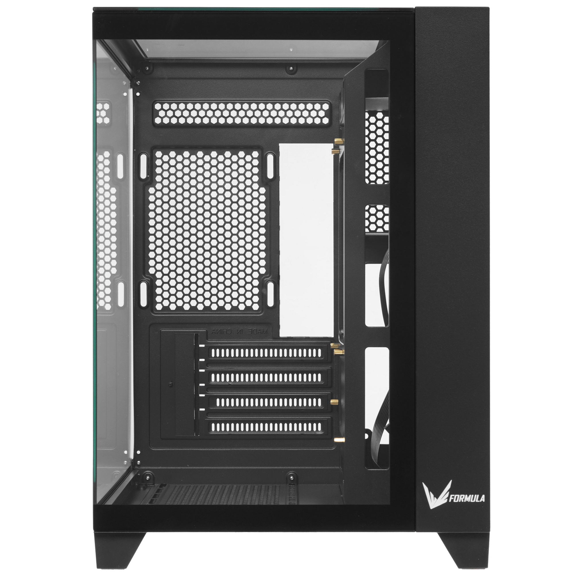 Компьютерный корпус AeroCool / Formula Crystal Z9M черный без БП mATX 1xUSB3.0 1xUSB3.1 audio bott P