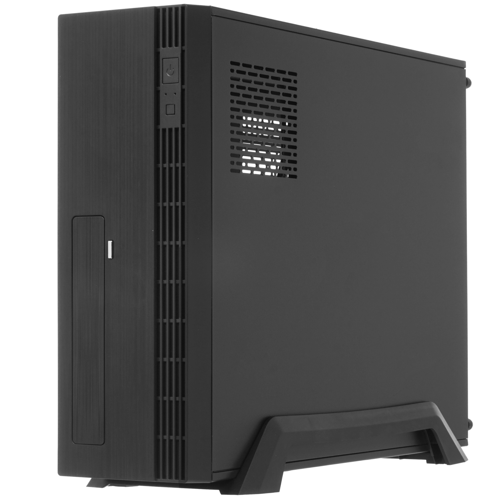 Компьютерный корпус CHIEFTEC UNI UE-02B-OP без БП, Slimline desktop, SFX, черный, mATX