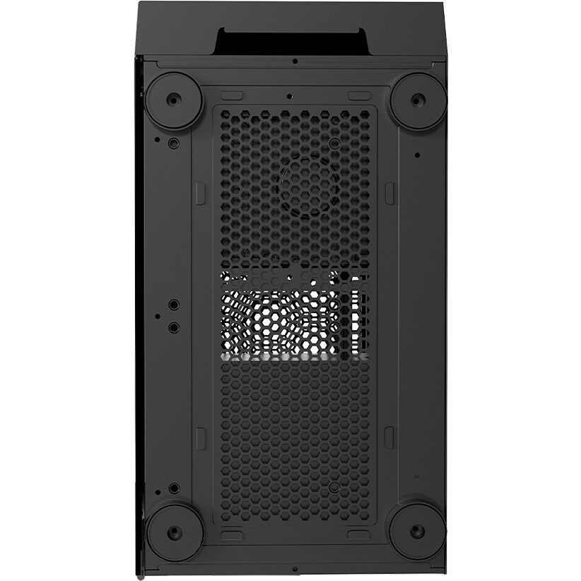 Компьютерный корпус без блока питания PCCOOLER LM300 ARGB BK, Flat Mid Tower, Black, TG, 0.45 SPCC,