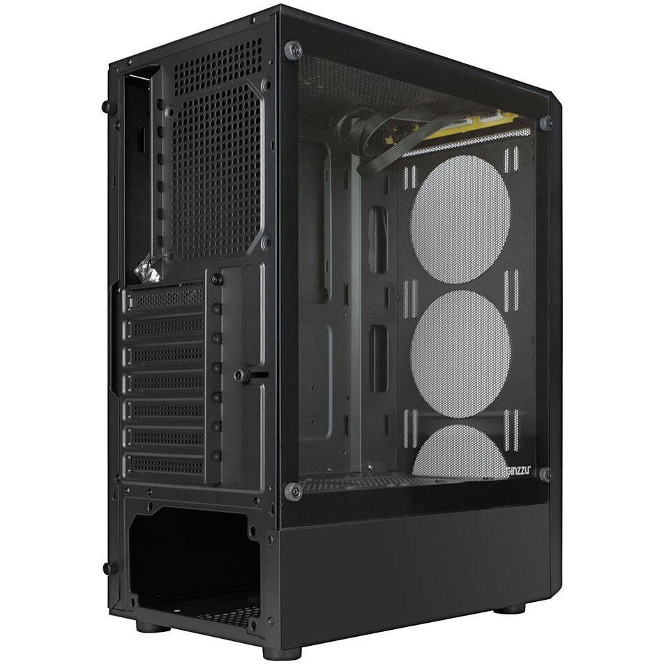 Компьютерный корпус Ginzzu CL280 FAN 12CM RGB*4 USB3.0 Window