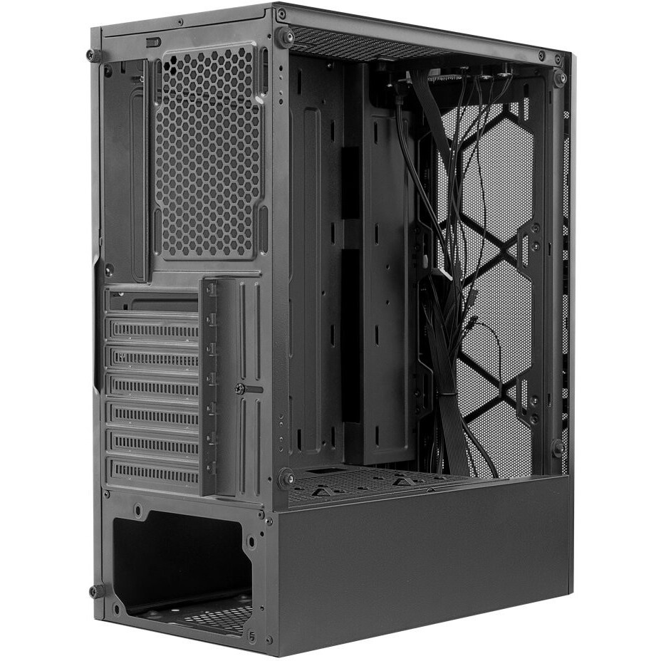 Компьютерный корпус Ginzzu CL280 FAN 12CM RGB*4 USB3.0 Window
