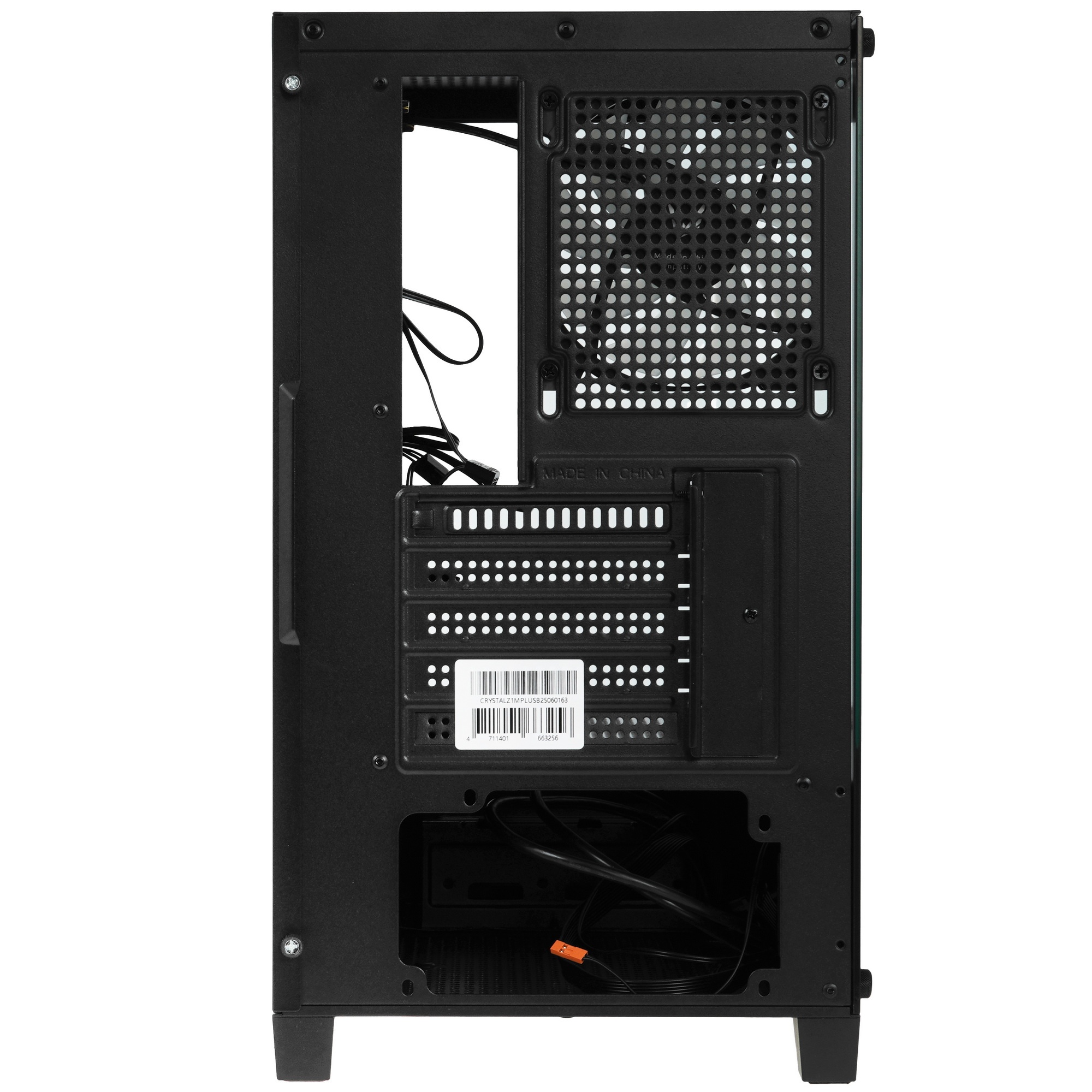 Компьютерный корпус Formula Crystal Z1M Plus FR черный без БП mATX 5x120mm 2xUSB3.0 1xUSB3.1 audio b