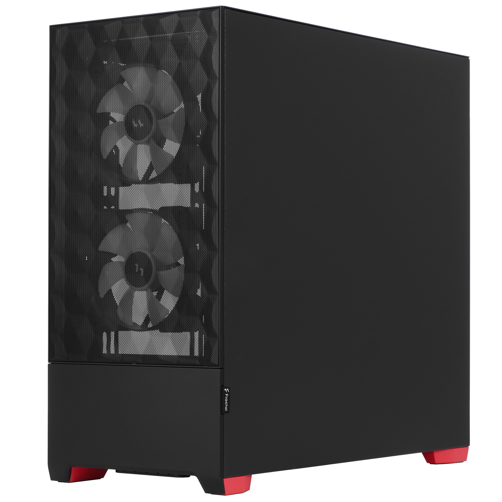 Корпус ПК без блока питания Fractal Design Pop Air RGB Magenta Core TG Clear Tint, Midi-Tower, 3x120