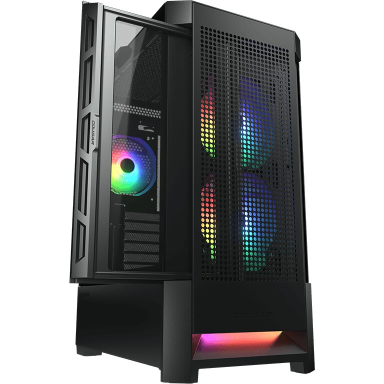 Компьютерный корпус Gigabyte C301G черный без БП ATX 4x120mm 4x140mm 2xUSB3.0 audio bott PSU