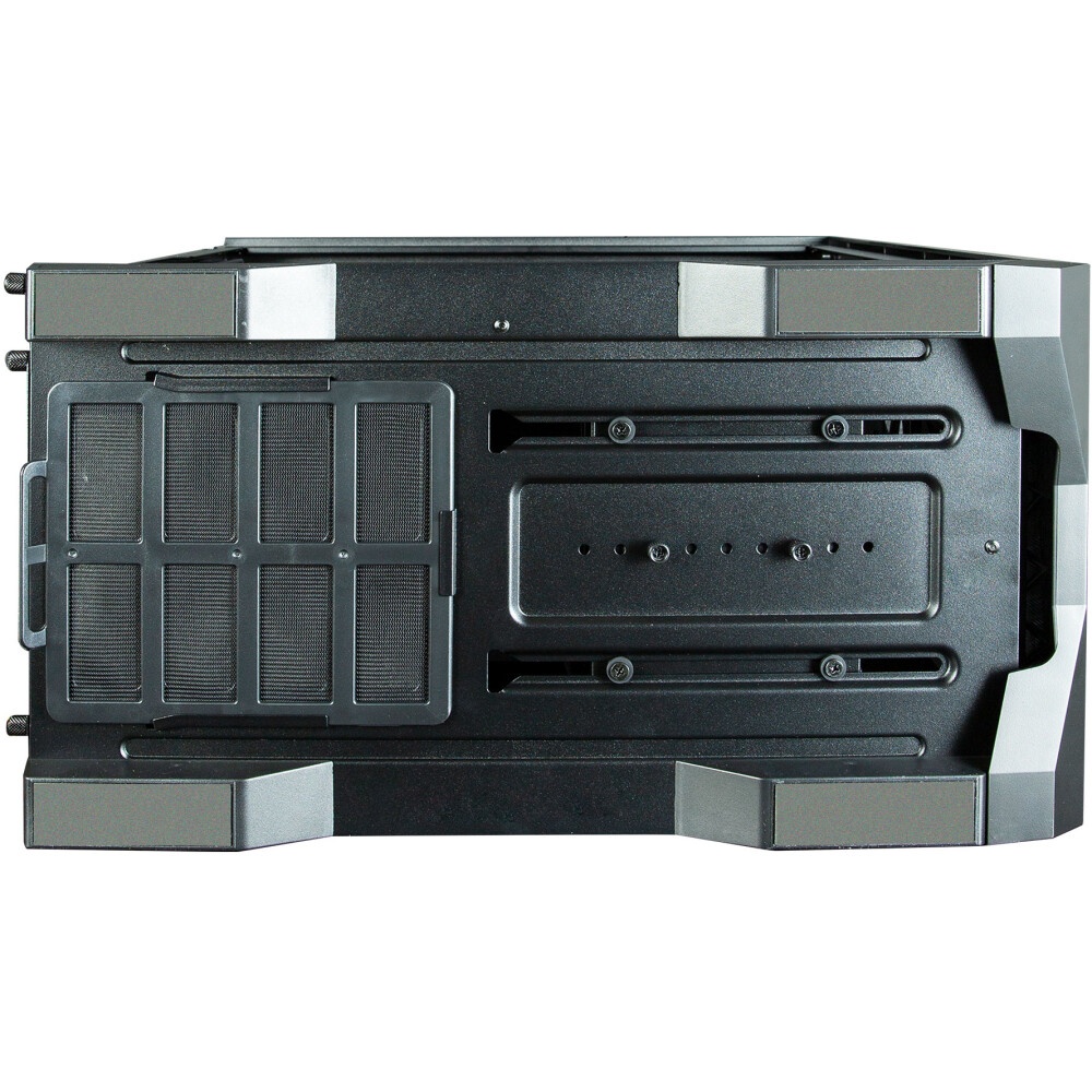 Компьютерный корпус Gigabyte C301G черный без БП ATX 4x120mm 4x140mm 2xUSB3.0 audio bott PSU