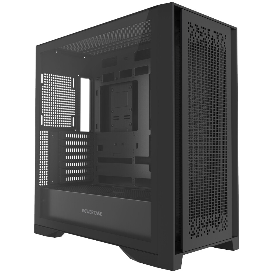 Компьютерный корпус Gigabyte C301G черный без БП ATX 4x120mm 4x140mm 2xUSB3.0 audio bott PSU