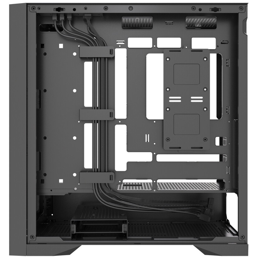 Компьютерный корпус Gigabyte C301G черный без БП ATX 4x120mm 4x140mm 2xUSB3.0 audio bott PSU