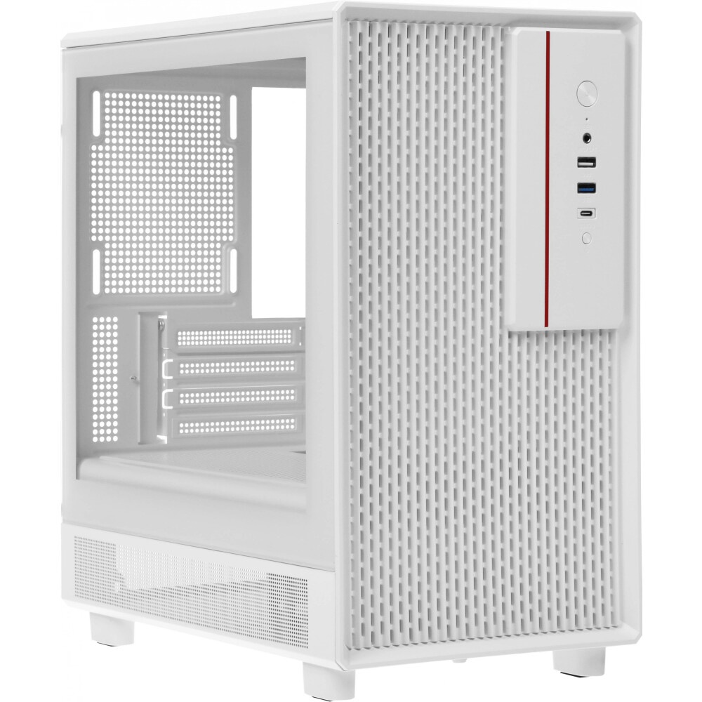 Компьютерный корпус Accord M3301 белый без БП mATX 1xUSB2.0 1xUSB3.0 1xUSB3.1 audio bott PSU