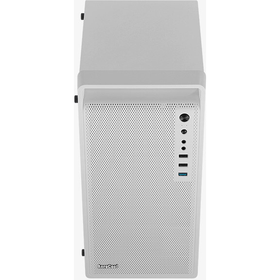 Компьютерный корпус Accord M3301 белый без БП mATX 1xUSB2.0 1xUSB3.0 1xUSB3.1 audio bott PSU
