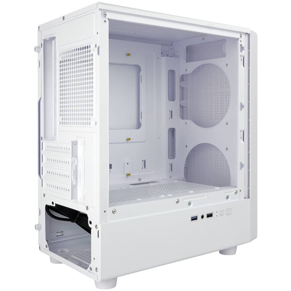 Компьютерный корпус Accord M3301 белый без БП mATX 1xUSB2.0 1xUSB3.0 1xUSB3.1 audio bott PSU