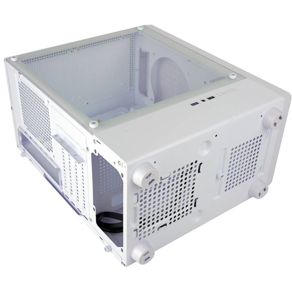 Компьютерный корпус Accord M3301 белый без БП mATX 1xUSB2.0 1xUSB3.0 1xUSB3.1 audio bott PSU