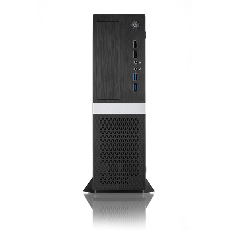 Корпус без блока питания Foxline FL-211 черный mATX Desktop mATX case, w/o PSU, w/2xUSB2.0+2xUSB3.0,