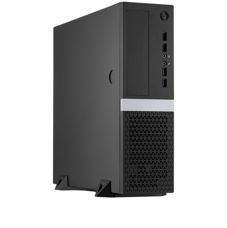 Корпус без блока питания Foxline FL-211 черный mATX Desktop mATX case, w/o PSU, w/2xUSB2.0+2xUSB3.0,