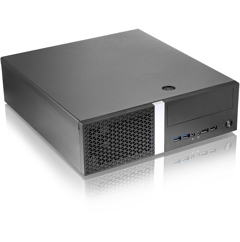 Корпус без блока питания Foxline FL-211 черный mATX Desktop mATX case, w/o PSU, w/2xUSB2.0+2xUSB3.0,