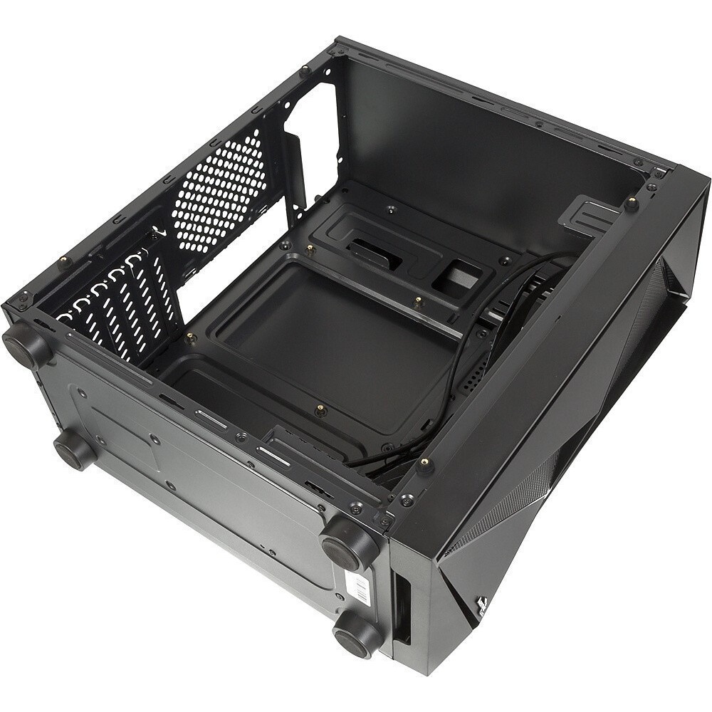 Компьютерный корпус Aerocool  / Formula Menace Saturn FRGB-G-BK-v1 черный без БП ATX 4x120mm 2xUSB2.