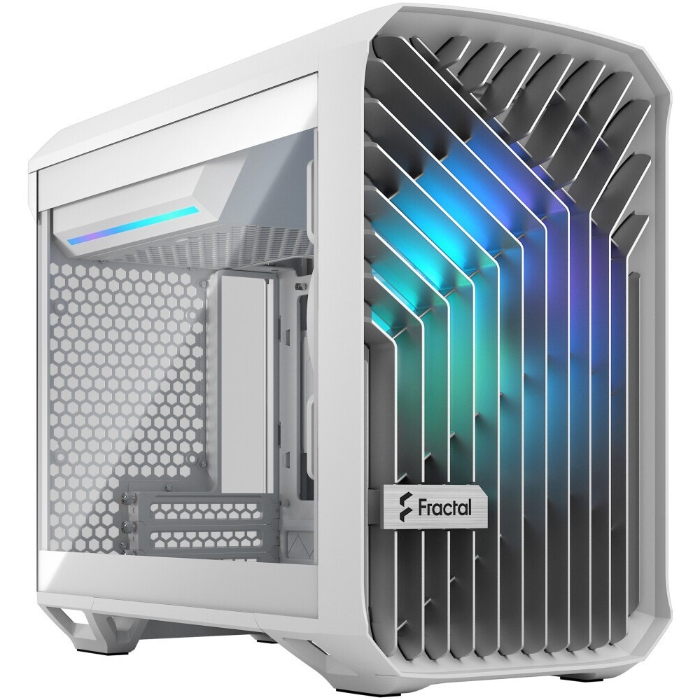 Корпус ПК без блока питания Fractal Design Torrent Nano RGB TG Clear Tint, Mini-Tower, 1x180mm RGB,