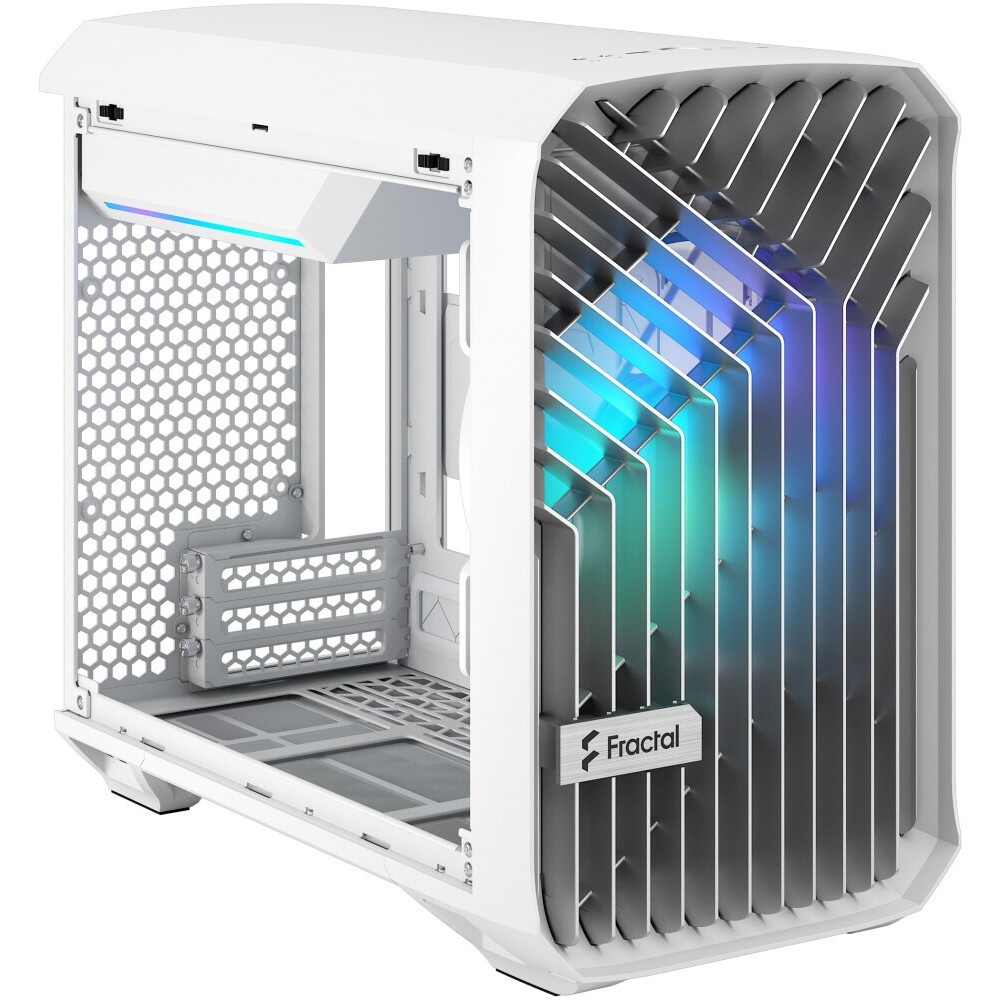 Корпус ПК без блока питания Fractal Design Torrent Nano RGB TG Clear Tint, Mini-Tower, 1x180mm RGB,