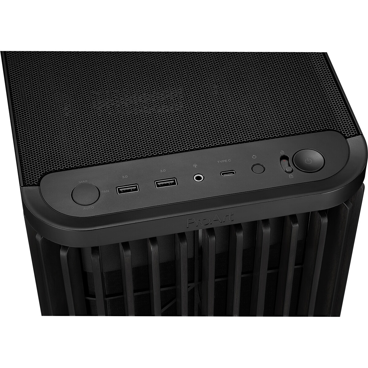 Компьютерный корпус ASUS PROART PA401 WOOD MESH PWM черный