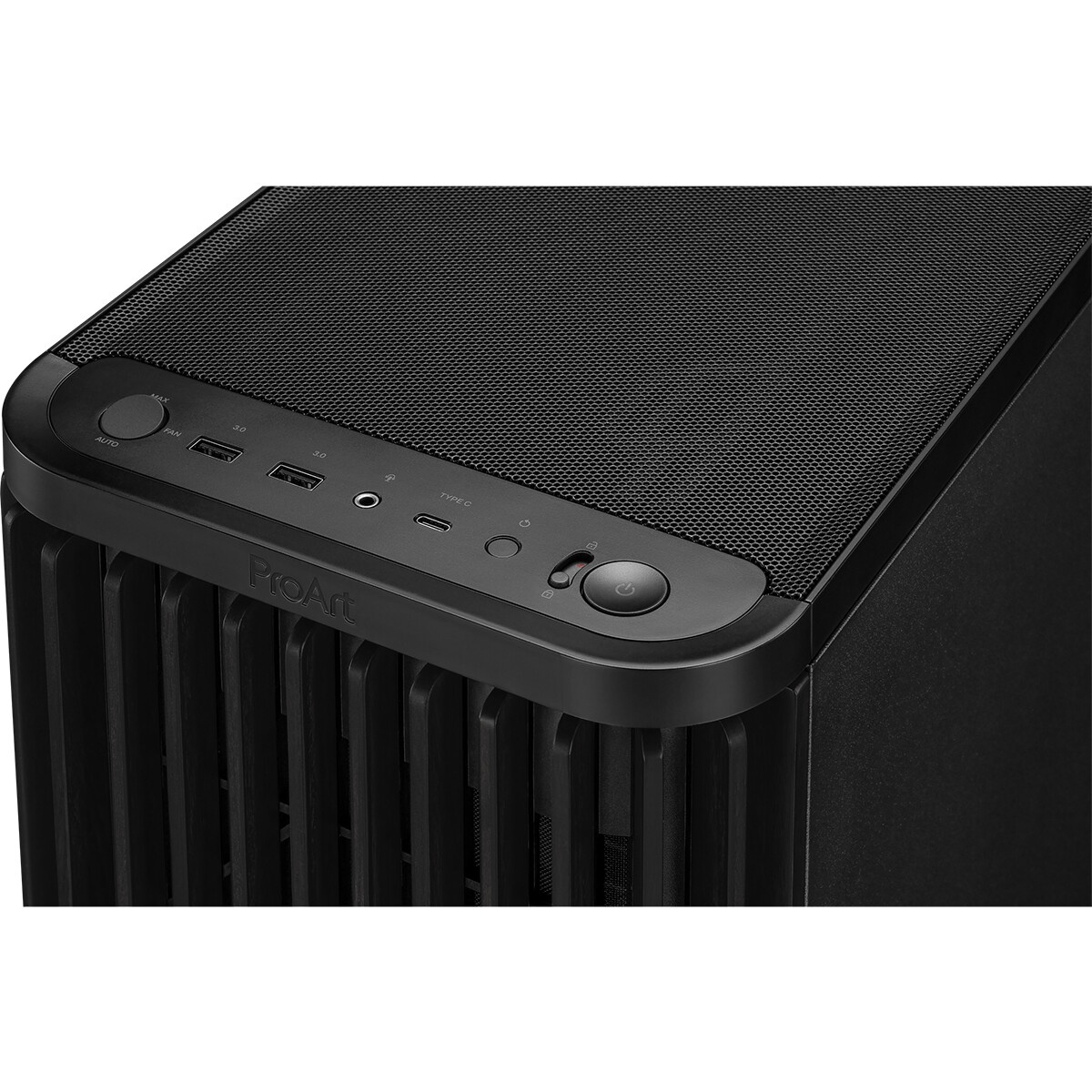 Компьютерный корпус ASUS PROART PA401 WOOD MESH PWM черный
