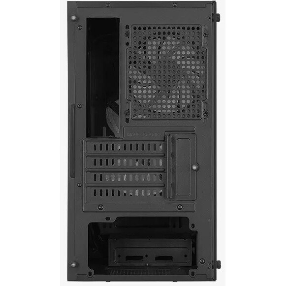 Компьютерный корпус Aerocool / Formula Atomic Lite-G-BK-v2 черный без БП mATX 1x120mm 2xUSB2.0 1xUSB