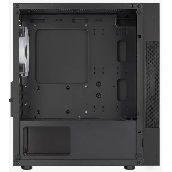 Компьютерный корпус Aerocool / Formula Atomic Lite-G-BK-v2 черный без БП mATX 1x120mm 2xUSB2.0 1xUSB