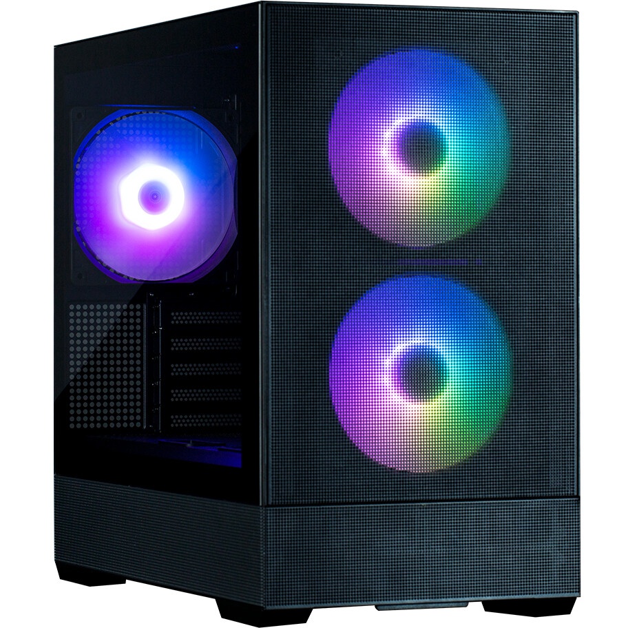 Компьютерный корпус Aerocool / Formula Atomic Lite-G-BK-v2 черный без БП mATX 1x120mm 2xUSB2.0 1xUSB