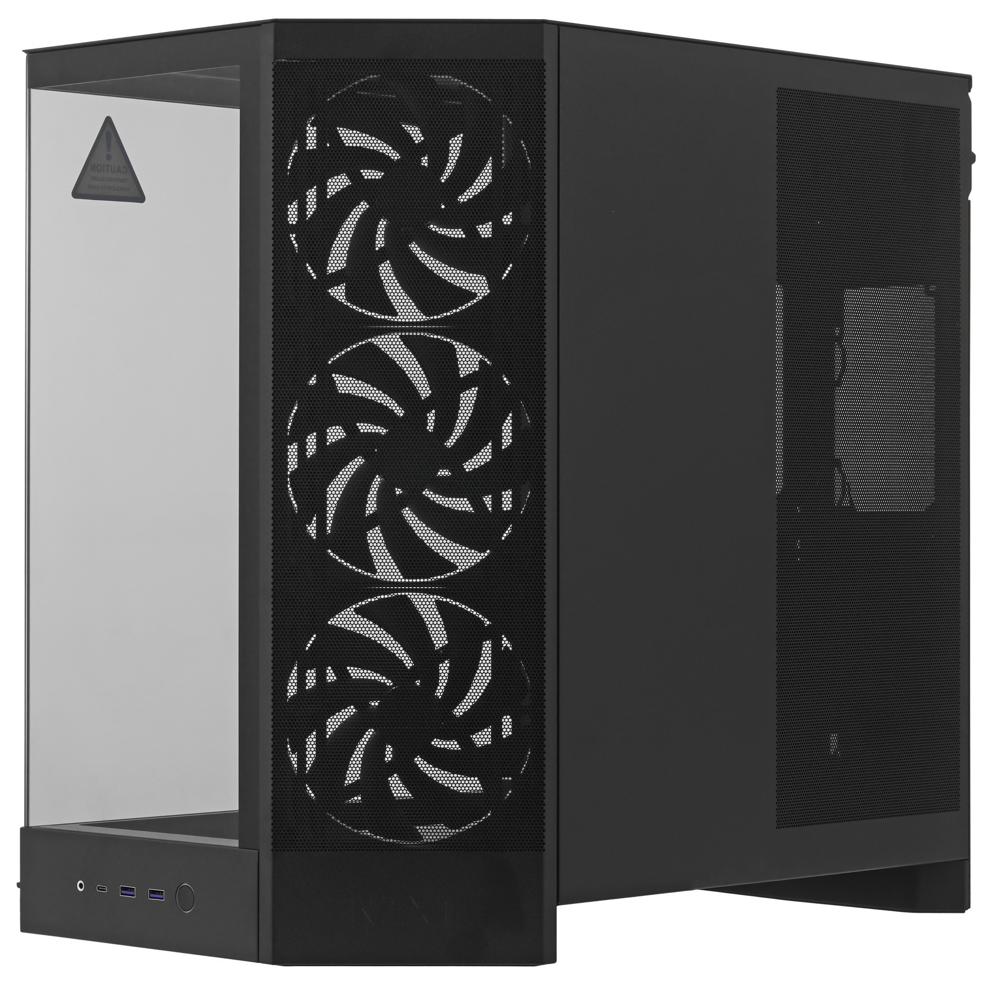 Корпус без блока питания/ Case NZXT H9 Flow (2025), Midi-Tower, TG, 3x140mm + 1x120mm, 2xUSB-A 3.2 +