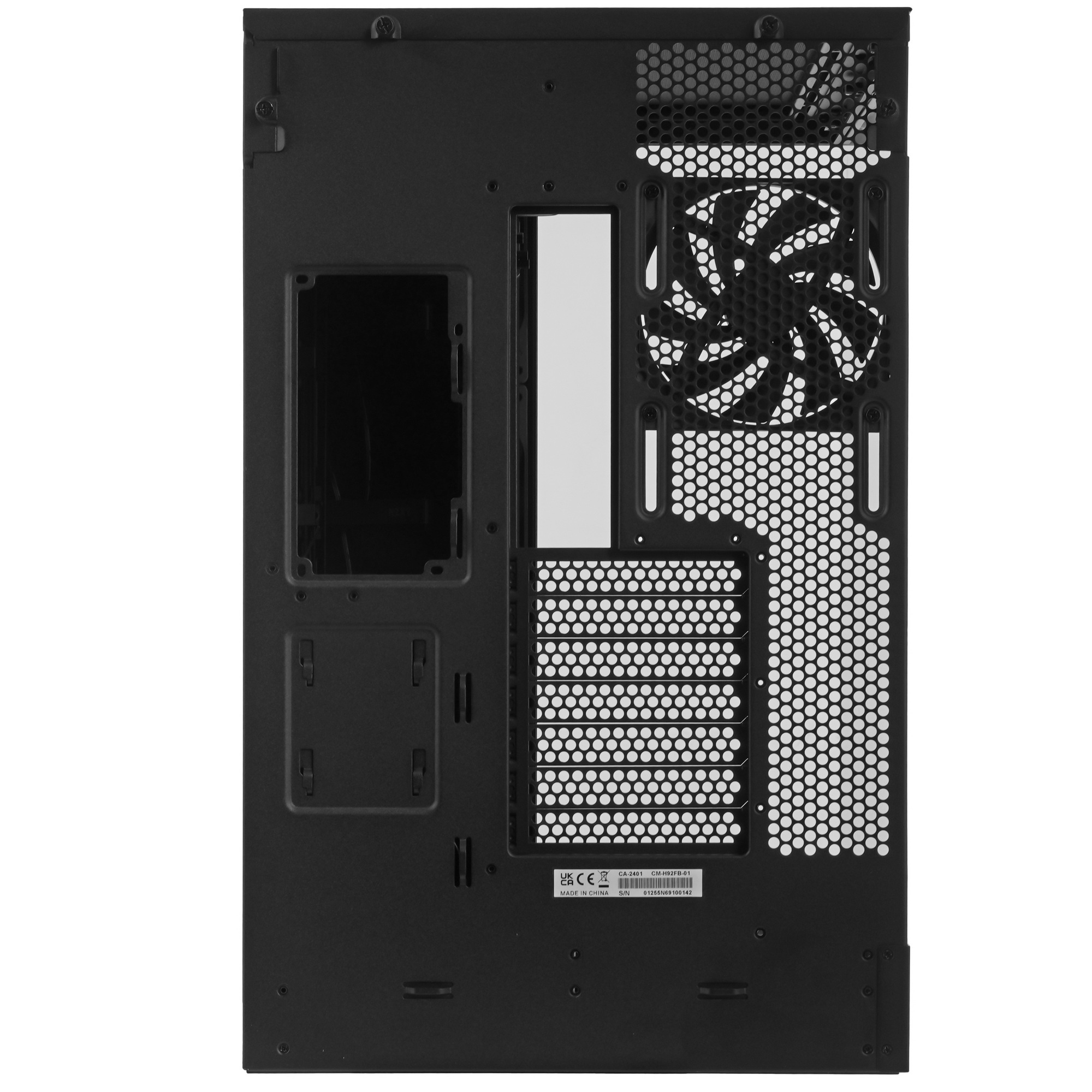 Корпус без блока питания/ Case NZXT H9 Flow (2025), Midi-Tower, TG, 3x140mm + 1x120mm, 2xUSB-A 3.2 +