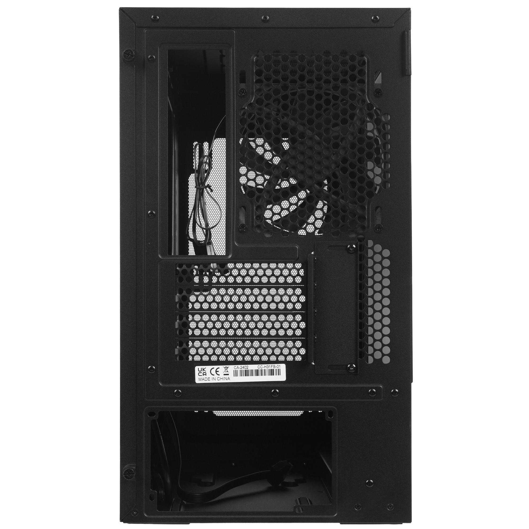 Корпус без блока питания/ Case NZXT H3 Flow (2025), Midi-Tower, TG, 1x120mm, 1xUSB-A 3.2 + 1xUSB-C 3