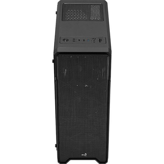 Компьютерный корпус Aerocool / Formula Ore Saturn FRGB-G-BK-v1 (2xUSB, 2xAudio, 0.5 мм,3x120 мм FAN,