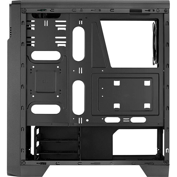 Компьютерный корпус Aerocool / Formula Ore Saturn FRGB-G-BK-v1 (2xUSB, 2xAudio, 0.5 мм,3x120 мм FAN,