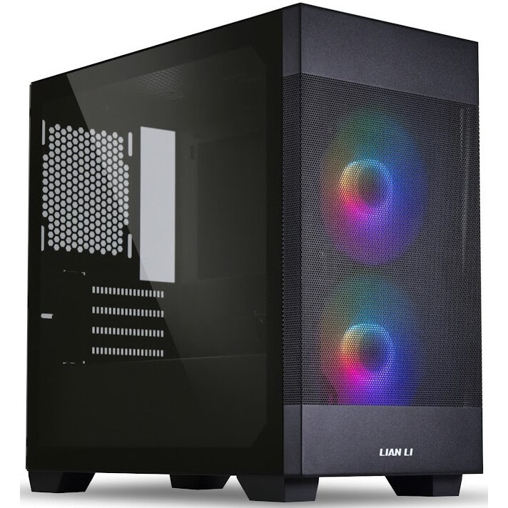 Lian Li Корпус Lancool 207 / Black / Mid-Tower, TG / 2x 140mm ARGB + 2x 120mm non LED fans inc. / G9