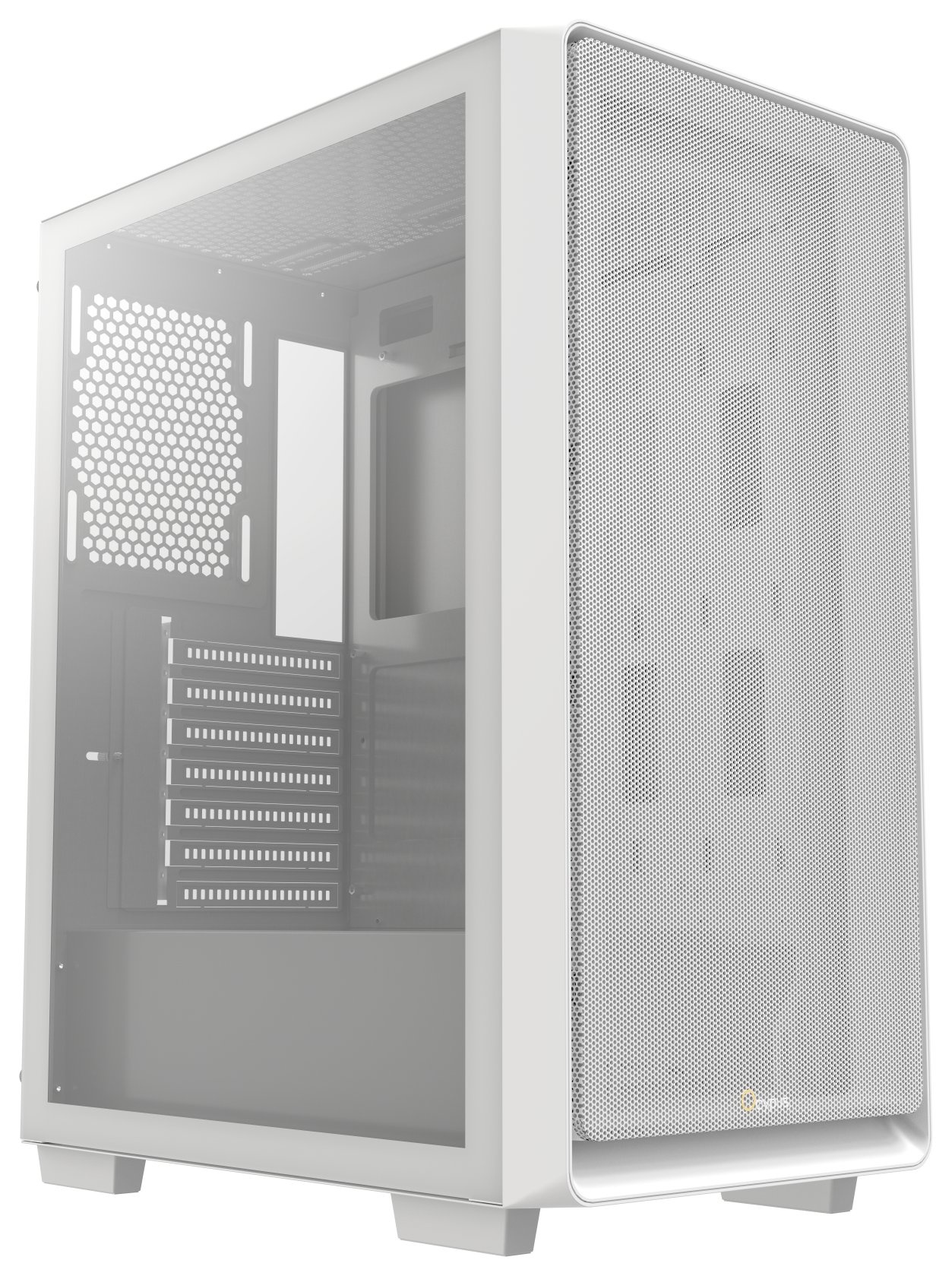 Компьютерный корпус Ocypus Gamma C60 WH ATX / win / white / no PSU / Tempered Glass