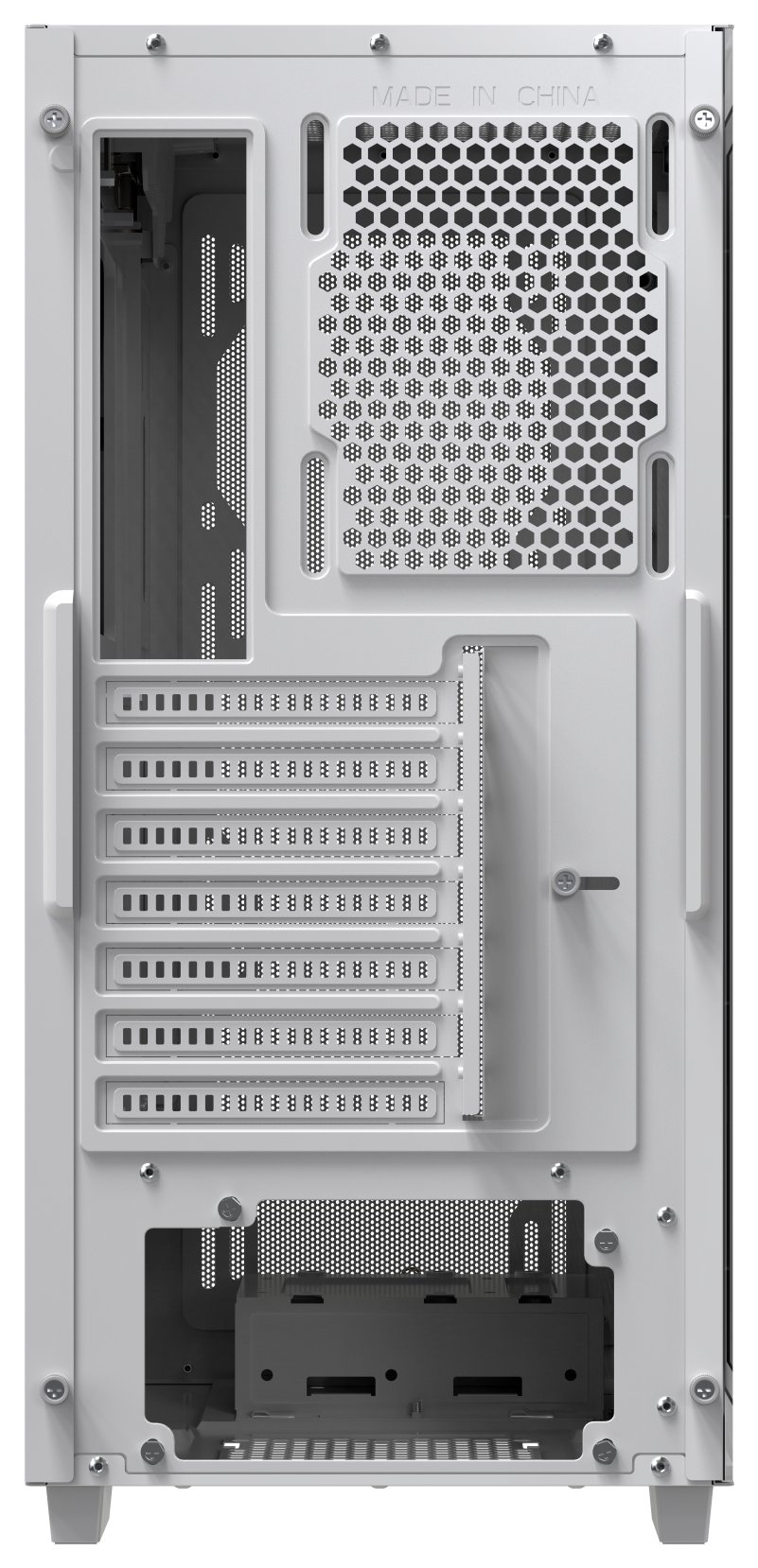 Компьютерный корпус Ocypus Gamma C60 WH ATX / win / white / no PSU / Tempered Glass