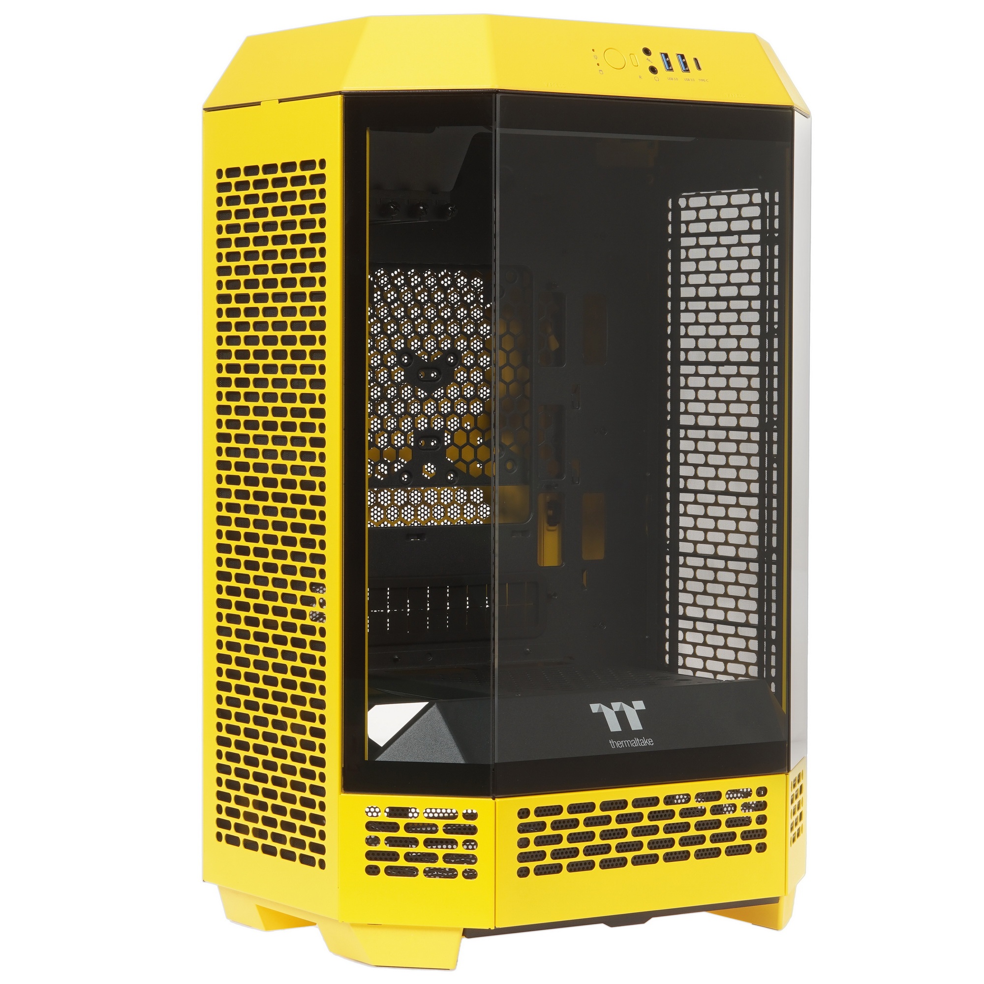 Корпус Thermaltake The Tower 300 желтый без БП miniITX 8x120mm 6x140mm 2xUSB3.0 audio bott PSU