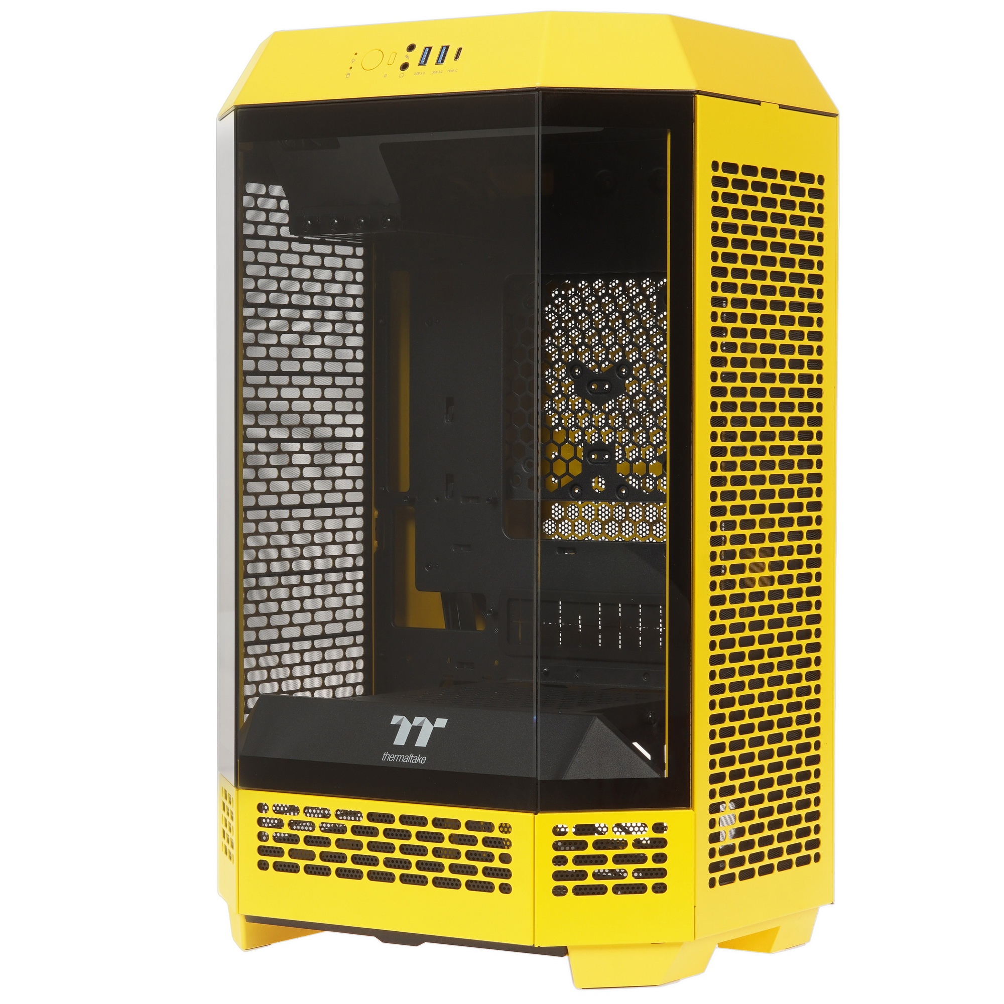 Корпус Thermaltake The Tower 300 желтый без БП miniITX 8x120mm 6x140mm 2xUSB3.0 audio bott PSU