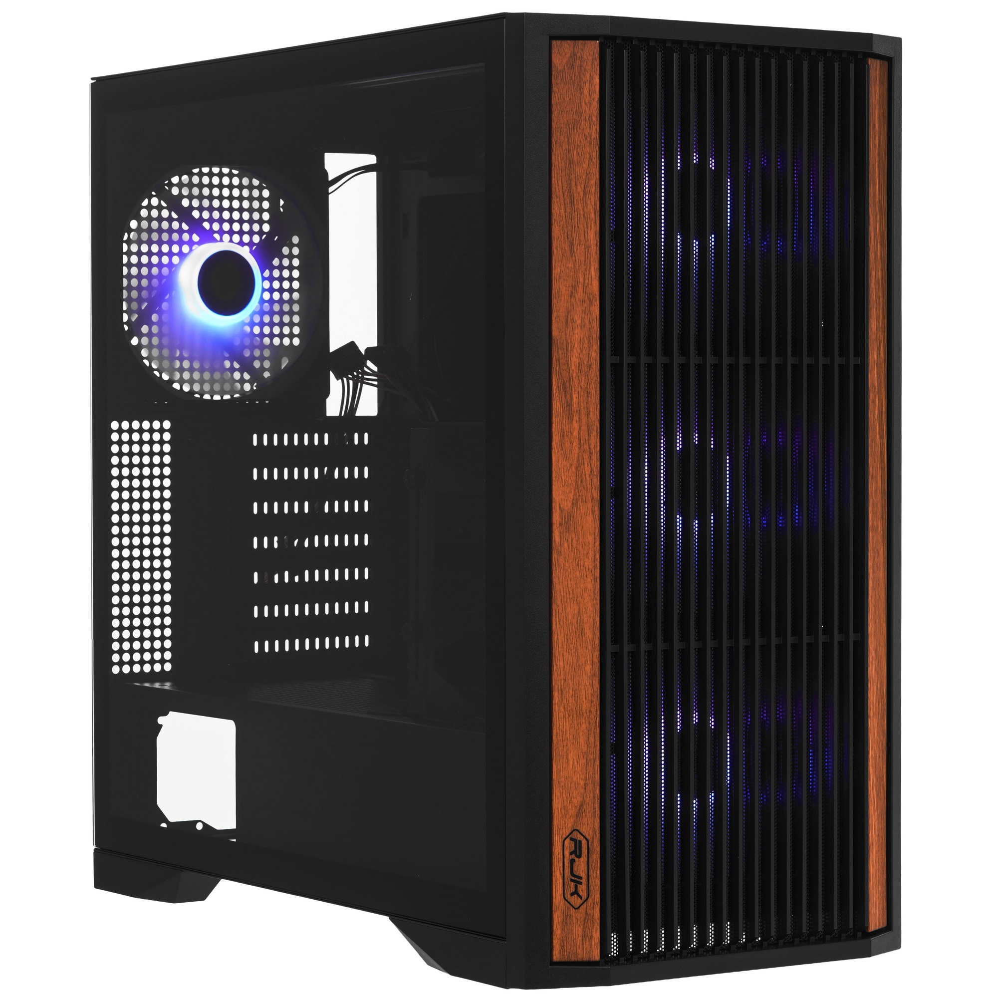 Компьютерный корпус без блока питания Case Raijintek AGOS MAX-MS4, Midi-Tower, TG, 4x140mm ARGB, 2xU