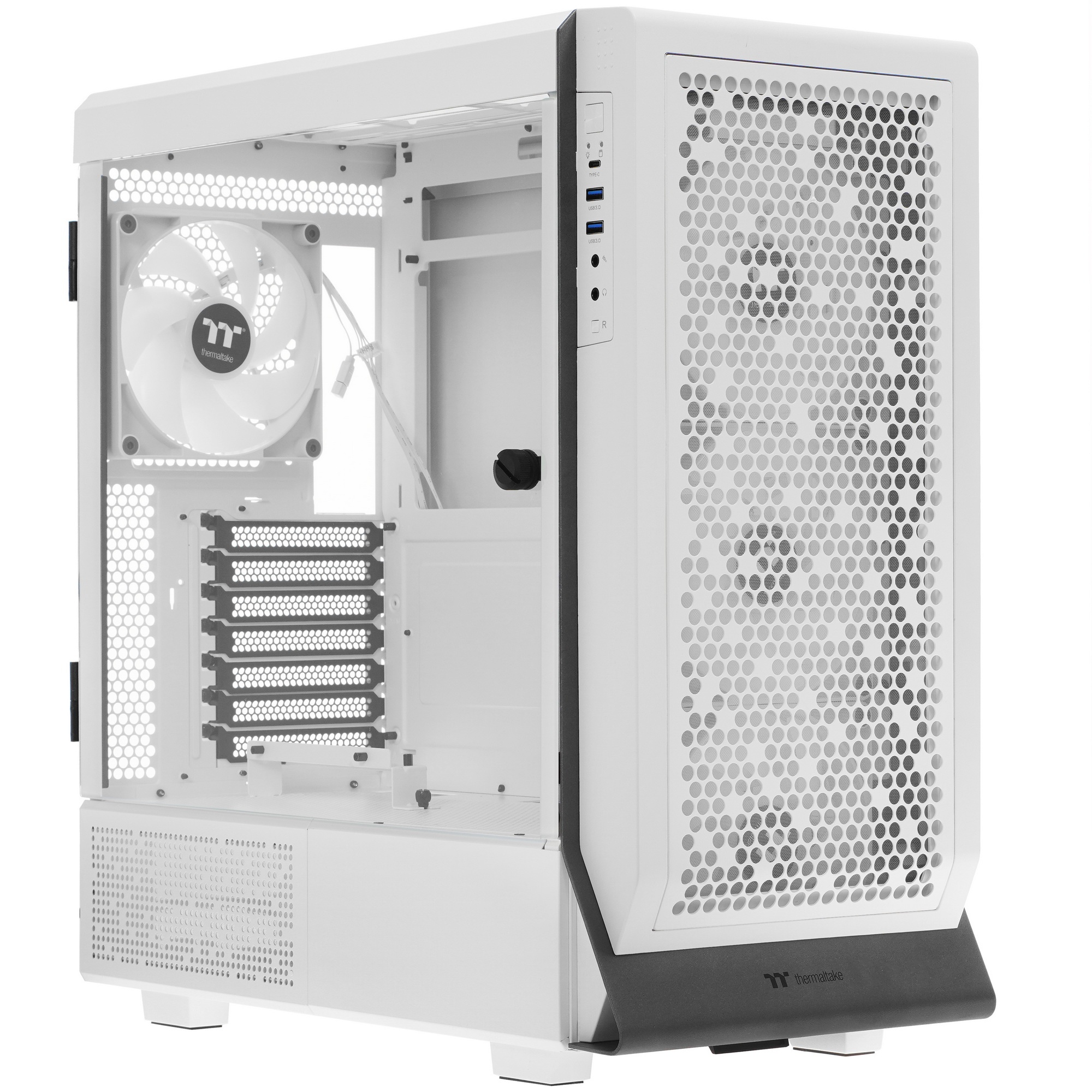 Компьютерный корпус Thermaltake Ceres 500 TG ARGB белый без БП ATX 4x140mm 2xUSB3.0 1xUSB3.1 audio b